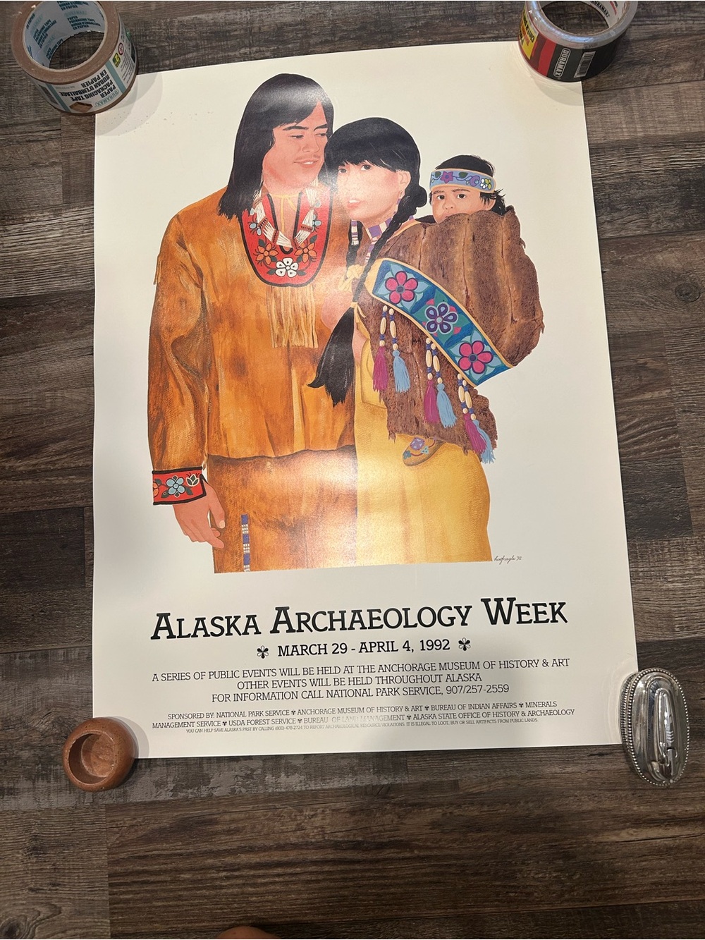 Alaska Archaeology Week Promotional poster
